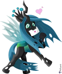 Size: 4000x4732 | Tagged: safe, artist:melisareb, derpibooru import, queen chrysalis, changeling, changeling queen, pony, .svg available, absurd resolution, canterlot wedding 10th anniversary, crown, curved horn, cute, cutealis, female, flying, heart, horn, image, jewelry, letter, mare, nom, png, raised hoof, regalia, simple background, solo, transparent background, vector, wings