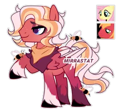 Size: 3934x3566 | Tagged: safe, artist:mirrastat, derpibooru import, big macintosh, fluttershy, oc, earth pony, pegasus, pony, base used, eyelashes, female, image, makeup, male, mare, neckerchief, offspring, parent:big macintosh, parent:fluttershy, parents:fluttermac, pegasus oc, png, raised hoof, simple background, stallion, transparent background, unshorn fetlocks, wings