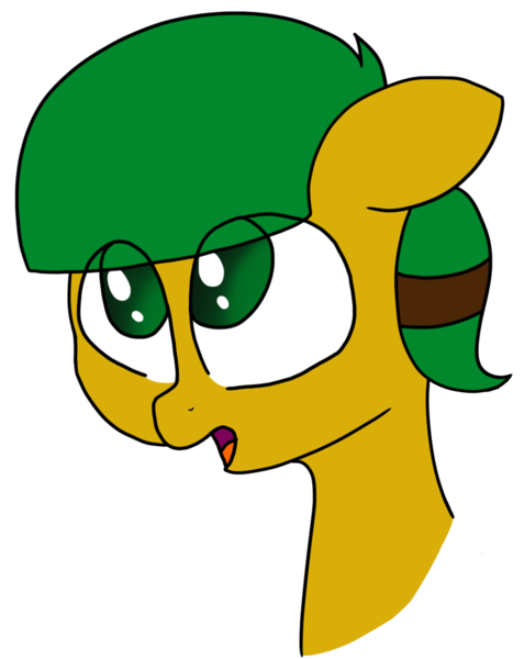 Size: 977x1228 | Tagged: safe, artist:axlearts, oc, oc:blocky bits, unofficial characters only, earth pony, pony, bust, earth pony oc, eye clipping through hair, female, image, mare, open mouth, png, portrait, solo