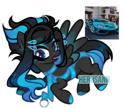Size: 1280x1117 | Tagged: safe, artist:herusann, derpibooru import, oc, unofficial characters only, pegasus, pony, base used, clothes, eyelashes, female, hoof polish, image, makeup, mare, pegasus oc, png, scarf, simple background, smiling, solo, transparent background, wings