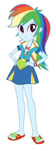 Size: 740x2000 | Tagged: safe, derpibooru import, rainbow dash, equestria girls, female, image, png, simple background, solo, transparent background, vector