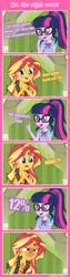 Size: 1278x5107 | Tagged: safe, artist:kingdark0001, derpibooru import, sci-twi, sunset shimmer, twilight sparkle, equestria girls, comic, female, image, png