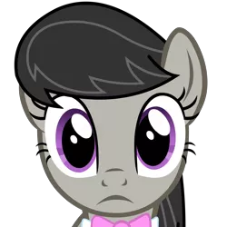 Size: 5000x5000 | Tagged: safe, artist:age3rcm, octavia melody, earth pony, pony, :c, bowtie, bust, female, frown, image, looking at you, mare, mare stare, png, portrait, simple background, solo, transparent background