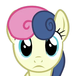 Size: 5000x5000 | Tagged: safe, artist:age3rcm, bon bon, sweetie drops, earth pony, pony, bust, female, frown, image, looking at you, mare, mare stare, png, portrait, simple background, solo, transparent background