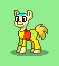 Size: 59x66 | Tagged: safe, artist:dematrix, derpibooru import, earth pony, pony, pony town, aang, avatar, clothes, green background, image, male, picture for breezies, pixel art, png, simple background, stallion