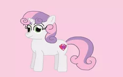 Size: 1024x640 | Tagged: safe, artist:mariosonicfan16, derpibooru import, sweetie belle, unicorn, cute, image, jpeg, looking at each other, looking at someone