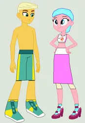 Size: 422x608 | Tagged: safe, artist:matthewjabeznazarioa, derpibooru import, ragamuffin (equestria girls), sunny starscout, equestria girls, crossover, equestria girls-ified, exeron fighters, g5, image, martial arts kids, martial arts kids outfits, png