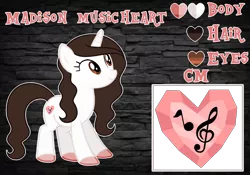 Size: 2294x1604 | Tagged: safe, artist:cindydreamlight, derpibooru import, oc, oc:madison musicheart, pony, unicorn, female, image, mare, png, reference sheet, solo