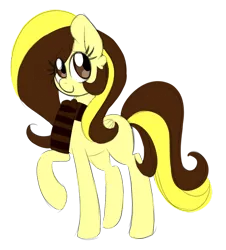 Size: 1280x1417 | Tagged: safe, artist:ladylullabystar, derpibooru import, oc, oc:guylian, pegasus, pony, clothes, female, image, mare, png, raised hoof, scarf, simple background, solo, transparent background