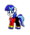 Size: 61x71 | Tagged: safe, artist:dematrix, derpibooru import, pony, unicorn, pony town, canterlot wedding 10th anniversary, clothes, image, male, pixel art, png, simple background, solo, stallion, suit, transparent background