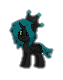 Size: 63x80 | Tagged: safe, artist:dematrix, derpibooru import, queen chrysalis, changeling, pony, pony town, canterlot wedding 10th anniversary, crown, female, image, jewelry, pixel art, png, regalia, simple background, solo, transparent background