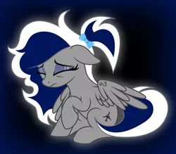 Size: 4000x3500 | Tagged: safe, artist:charlie reds, artist:starshade, derpibooru import, oc, oc:sofia reds, unofficial characters only, pegasus, pony, bow, female, hair bow, image, mare, pegasus oc, png, sad, solo, solo female, wings