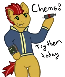 Size: 533x631 | Tagged: safe, artist:hiddenfaithy, derpibooru import, oc, oc:blaze, earth pony, pony, fallout equestria, chems, fallout equestria: uncertain ties, image, old art is old, png, silly, simple background, transparent background