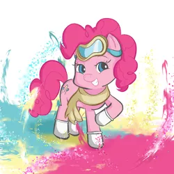 Size: 800x800 | Tagged: safe, artist:pascal571, derpibooru import, pinkie pie, earth pony, image, paint, png, simple background, solo, white background