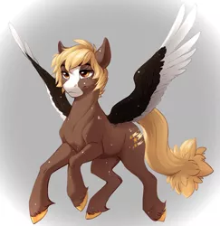Size: 1440x1481 | Tagged: safe, artist:silentwulv, derpibooru import, oc, unofficial characters only, pegasus, pony, cutie mark, image, jpeg, male, solo, spread wings, tail, wings