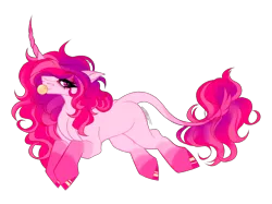 Size: 2732x2048 | Tagged: safe, artist:inspiredpixels, derpibooru import, oc, unofficial characters only, pony, unicorn, bubblegum, curved horn, female, food, gum, horn, image, leonine tail, mare, png, simple background, solo, tail, transparent background