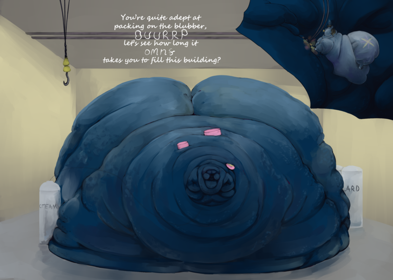 Size: 3066x2179 | Tagged: questionable, artist:lupin quill, derpibooru import, prince blueblood, oc, oc:starblind, pony, unicorn, series:blueblood treats starblind (weight gain), belly, belly bed, bhm, big belly, bingo wings, blob, burp, butt, cake, canon x oc, canterlot, cellulite, chubby cheeks, clothes, commission, crane, dialogue, eating, fat, fat fetish, feedee, feeder, feeding tube, fetish, food, gay, glow, glowing horn, high res, horn, huge belly, huge butt, image, immobile, impossibly large belly, impossibly large butt, impossibly obese, large butt, lineless, magic, magic aura, male, males only, messy eating, morbidly obese, multichin, obese, png, prince blueblob, rolls of fat, stallion, story included, sunset, telekinesis, the ass was fat, the ass was too fat, unicorn oc, wall of tags, wardrobe malfunction, weight gain, weight gain sequence