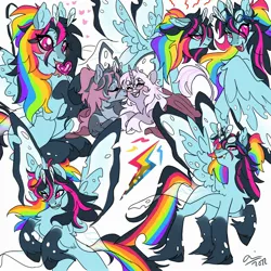 Size: 2000x2000 | Tagged: safe, artist:creeate97, derpibooru import, oc, unofficial characters only, changeling, pegasus, pony, image, jpeg, solo