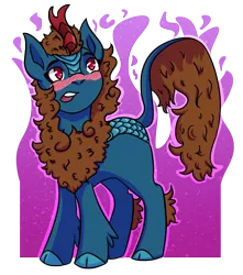 Size: 1000x1131 | Tagged: safe, artist:hiddenfaithy, derpibooru import, oc, oc:starflame, kirin, blushing, brown mane, commission, image, old art is old, png, simple background, transparent background