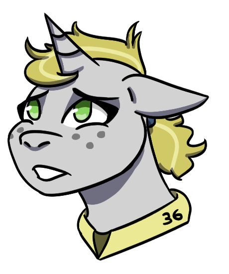 Size: 460x550 | Tagged: safe, artist:hiddenfaithy, derpibooru import, oc, oc:misty sparks, unicorn, fallout equestria, bust, fallout equestria: uncertain ties, floppy ears, freckles, frown, image, png, portrait, simple background, transparent background