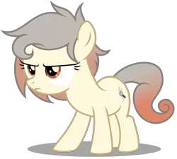 Size: 3360x3020 | Tagged: safe, artist:strategypony, derpibooru import, oc, oc:osha, unofficial characters only, earth pony, pony, earth pony oc, female, filly, foal, gradient mane, gradient tail, image, png, simple background, tail, transparent background, unamused