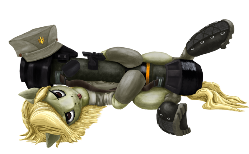 Size: 1280x794 | Tagged: safe, artist:dr-fade, derpibooru import, oc, pony, clothes, current events, image, military uniform, png, simple background, solo, transparent background, ukraine, uniform, weapon