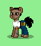 Size: 59x66 | Tagged: safe, artist:dematrix, derpibooru import, earth pony, pony, pony town, blood, carl johnson, clothes, grand theft auto, green background, gta san andreas, image, male, picture for breezies, pixel art, png, rockstar, simple background, stallion