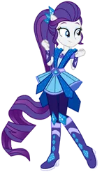 Size: 204x350 | Tagged: safe, artist:amadondawn, derpibooru import, rarity, equestria girls, crystal guardian, female, image, png, simple background, smiling, solo, transparent background