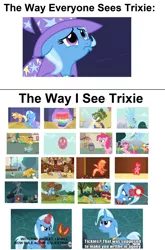 Size: 1280x1942 | Tagged: safe, artist:thegreatguy2000, derpibooru import, edit, edited screencap, screencap, applejack, carrot cake, cup cake, derpy hooves, fluttershy, pinkie pie, rainbow dash, rarity, snails, snips, spike, trixie, pony, unicorn, boast busters, green isn't your color, magic duel, alicorn amulet, apple, apple in mouth, bondage, chariot, colt, crying, feather, female, foal, food, hogtied, image, jpeg, lip quiver, magic, male, mare, ocular gushers, rope, statue, telekinesis, text, tickling, whip, zecora's doorstop