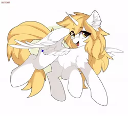 Size: 1024x931 | Tagged: safe, artist:butterbit, derpibooru import, oc, oc:star nai, unofficial characters only, alicorn, pony, alicorn oc, horn, image, jpeg, solo, wings
