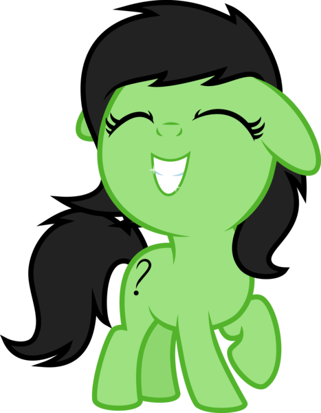 Size: 4000x5140 | Tagged: safe, artist:melisareb, derpibooru import, oc, oc:anonfilly, unofficial characters only, earth pony, pony, absurd resolution, adoranon, cute, derpibooru exclusive, eyes closed, female, filly, image, inkscape, ocbetes, png, raised hoof, simple background, smiling, solo, transparent background, vector