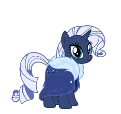 Size: 922x867 | Tagged: safe, artist:foxyfell1337, derpibooru import, rarity, original species, pony, the last problem, image, older, png, race swap, simple background, solo, transparent background, umbra pony