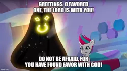 Size: 896x499 | Tagged: safe, derpibooru import, zipp storm, pegasus, my little pony: tell your tale, spoiler:g5, spoiler:my little pony: tell your tale, bed, bible, christianity, g5, image, implied pregnancy, jpeg, religion