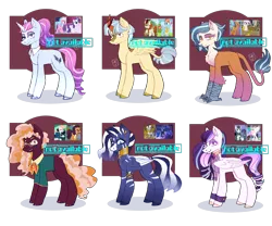 Size: 2650x2200 | Tagged: safe, artist:ririchiyoakva, derpibooru import, aloe, autumn blaze, coloratura, princess celestia, princess luna, rarity, saffron masala, svengallop, windy whistles, zecora, alicorn, gryphon, kirin, pony, female, image, magical lesbian spawn, male, mare, offspring, parent:aloe, parent:autumn blaze, parent:coloratura, parent:gilda, parent:princess celestia, parent:princess luna, parent:rarity, parent:saffron masala, parent:svengallop, parent:windy whistles, parent:zecora, png, screencap reference, simple background, stallion, transparent background