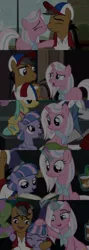 Size: 1280x3600 | Tagged: safe, edit, edited screencap, editor:jerryakiraclassics19, screencap, clear sky, daisy, flower wishes, pokey pierce, quibble pants, sunshower raindrops, wind sprint, earth pony, pegasus, pony, unicorn, common ground, '90s, book, female, filly, image, magic, male, mare, mother and child, mother and daughter, png, stallion, telekinesis