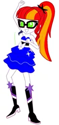 Size: 666x1417 | Tagged: safe, artist:linacloud23, derpibooru import, edit, editor:mixiepie, oc, equestria girls, boots, clothes, fall formal outfits, high heel boots, image, jpeg, recolor, shoes, solo