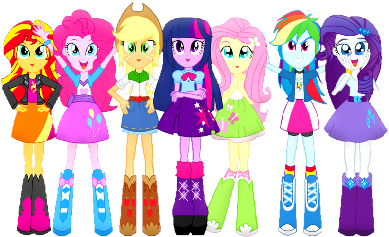 Size: 1146x697 | Tagged: safe, artist:jucamovi1992, derpibooru import, edit, edited screencap, editor:rupahrusyaidi, screencap, applejack, fluttershy, pinkie pie, rainbow dash, rarity, sci-twi, sunset shimmer, twilight sparkle, twilight sparkle (alicorn), alicorn, equestria girls, background removed, bracelet, clothes, cropped, female, hairpin, humane five, humane seven, humane six, image, jewelry, not a vector, png, simple background, transparent background