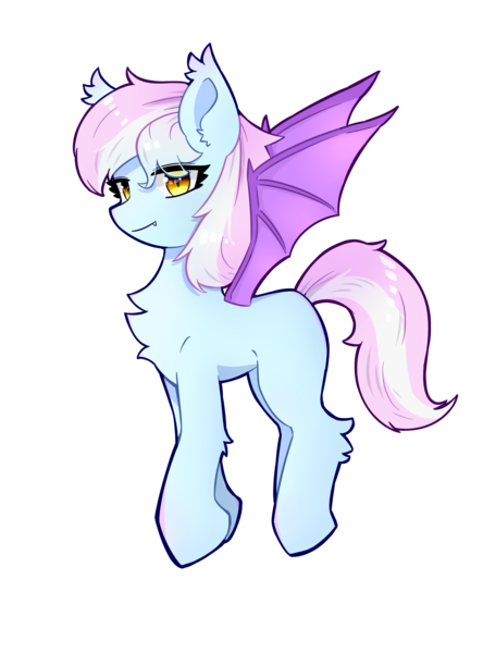 Size: 3600x4860 | Tagged: safe, artist:qintpata, derpibooru import, oc, oc:woodgu, unofficial characters only, bat pony, pony, bat pony oc, bat wings, female, image, looking at you, mare, png, solo, vector, wings