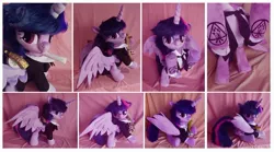 Size: 1080x601 | Tagged: safe, artist:nerofledermaus, derpibooru import, twilight sparkle, twilight sparkle (alicorn), alicorn, clothes, constantine, cosplay, costume, image, irl, irl photo, jpeg, photo, plushie