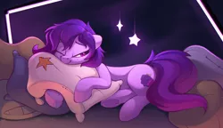 Size: 1490x860 | Tagged: safe, artist:rexyseven, derpibooru import, oc, oc:share dast, earth pony, pony, female, image, mare, pillow, png, solo