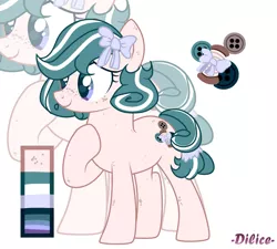 Size: 2581x2324 | Tagged: safe, artist:dillice, derpibooru import, oc, unofficial characters only, earth pony, pony, base used, bow, eyelashes, female, hair bow, image, mare, png, simple background, smiling, solo, white background, zoom layer
