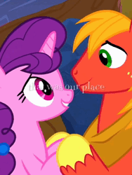 Size: 1080x1440 | Tagged: safe, derpibooru import, edit, edited screencap, screencap, big macintosh, bright mac, pear butter, sugar belle, earth pony, pony, unicorn, season 7, season 9, the big mac question, the perfect pear, spoiler:s09, animated, boots, clothes, cowboy boots, eyes closed, female, flower, flower in hair, image, male, mare, open mouth, open smile, shoes, smiling, sound, stallion, text, tiktok, webm