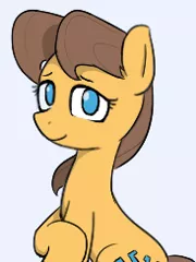 Size: 183x244 | Tagged: safe, artist:alexi148, derpibooru import, toffee, earth pony, pony, aggie.io, female, image, looking at you, mare, png, solo