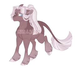 Size: 3200x2800 | Tagged: safe, artist:gigason, derpibooru import, oc, oc:splinter, earth pony, pony, image, obtrusive watermark, offspring, parent:burnt oak, parent:fleur-de-lis, png, simple background, solo, transparent background, watermark