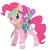 Size: 1149x1200 | Tagged: safe, artist:brainiac, derpibooru import, pinkie pie, earth pony, pony, bag, bandage, clothes, crossover, dusk till dawn, fanart, female, friday night funkin', goggles, hair bun, image, link in description, mare, pibby, png, riding a pony, saddle bag, scared, scarf, simple background, smiling, socks, transparent background