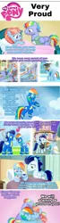 Size: 4000x14970 | Tagged: safe, artist:mlplary6, derpibooru import, bow hothoof, rainbow dash, soarin', windy whistles, oc, oc:blue skies, oc:speedy dash, pony, baby, clothes, colt, comic, dress, female, filly, filly rainbow dash, foal, happy, image, male, mare, marriage, offspring, parent:rainbow dash, parent:soarin', parents:soarindash, png, pregnant, proud, shipping, siblings, smiling, soarindash, stallion, straight, twins, uniform, wedding, wedding dress, wonderbolts uniform, younger