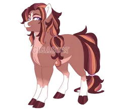 Size: 3200x2800 | Tagged: safe, artist:gigason, derpibooru import, oc, oc:sugar spice, earth pony, pony, female, image, mare, obtrusive watermark, offspring, parent:sunburst, parent:swoon song, png, simple background, solo, transparent background, watermark