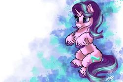 Size: 3000x2000 | Tagged: safe, alternate version, artist:stainedglasslighthea, derpibooru import, starlight glimmer, pony, unicorn, chest fluff, cute, female, fluffy, glimmerbetes, image, png, sitting, solo, unshorn fetlocks, wallpaper