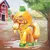 Size: 4000x4000 | Tagged: safe, artist:confetticakez, derpibooru import, applejack, earth pony, frog, pony, absurd resolution, barn, blank flank, boots, bottomless, clothes, cottagecore, cute, female, filly, filly applejack, foal, hair over eyes, image, jackabetes, mare, missing cutie mark, on head, open mouth, partial nudity, png, puddle, rain, raincoat, shoes, silly, silly pony, solo, tree, wellington boots, wet, wet mane, who's a silly pony, younger