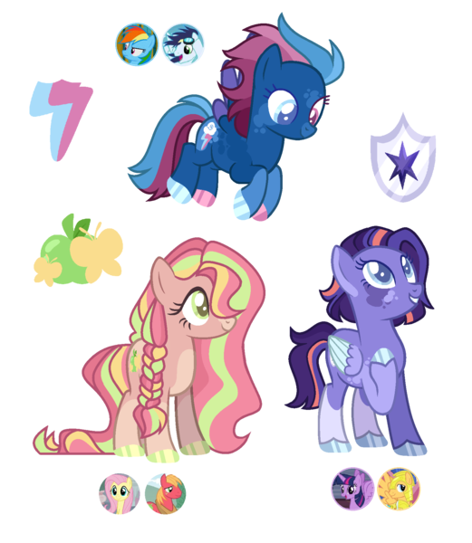 Size: 1632x1880 | Tagged: safe, artist:innocent-dreamies, derpibooru import, big macintosh, flash sentry, fluttershy, rainbow dash, soarin', twilight sparkle, twilight sparkle (alicorn), oc, alicorn, earth pony, pegasus, pony, base used, coat markings, colored hooves, cutie mark, earth pony oc, female, flashlight, fluttermac, hair over one eye, heterochromia, hooves, image, male, mare, multicolored hooves, offspring, parent:big macintosh, parent:flash sentry, parent:fluttershy, parent:rainbow dash, parent:soarin', parent:twilight sparkle, parents:flashlight, parents:fluttermac, parents:soarindash, pegasus oc, png, screencap reference, shipping, simple background, soarindash, stallion, straight, transparent background, wings